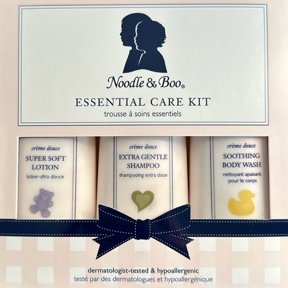 Noodle & Boo Essential Care Kit with Blue and White Design - Picture 1 of 2